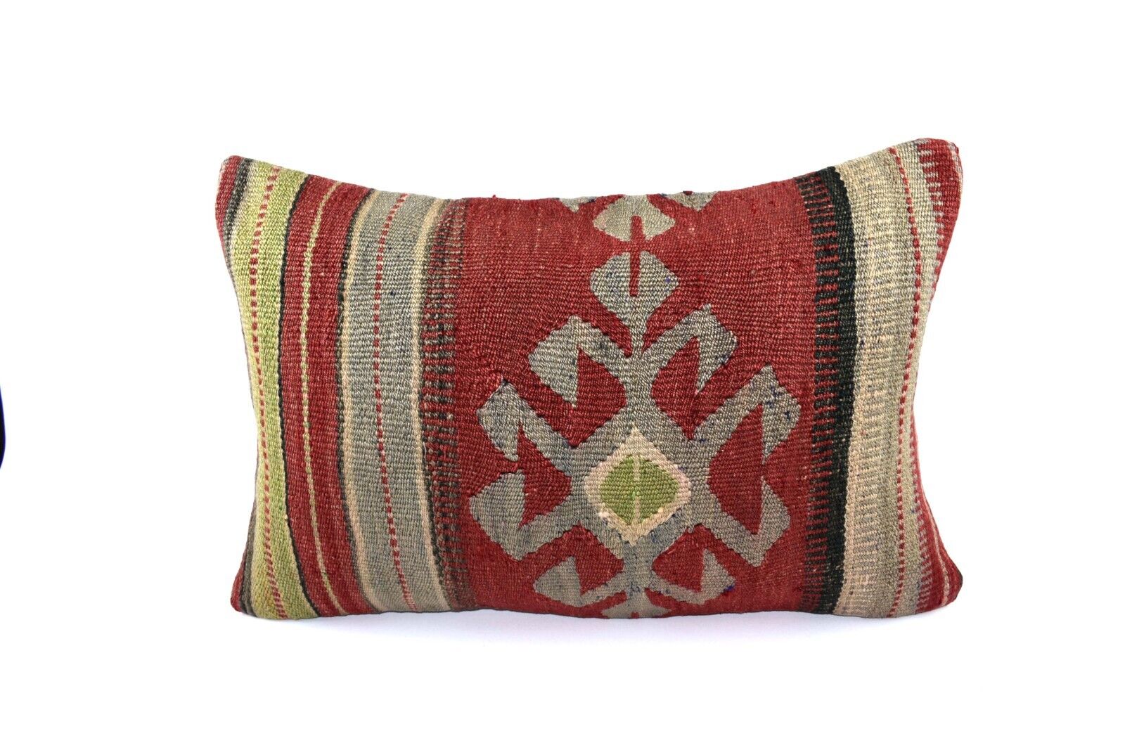 16x24 Kilim Pillow Cover Handmade Vintage Anatolian Lumbar Cushion Cover 4757