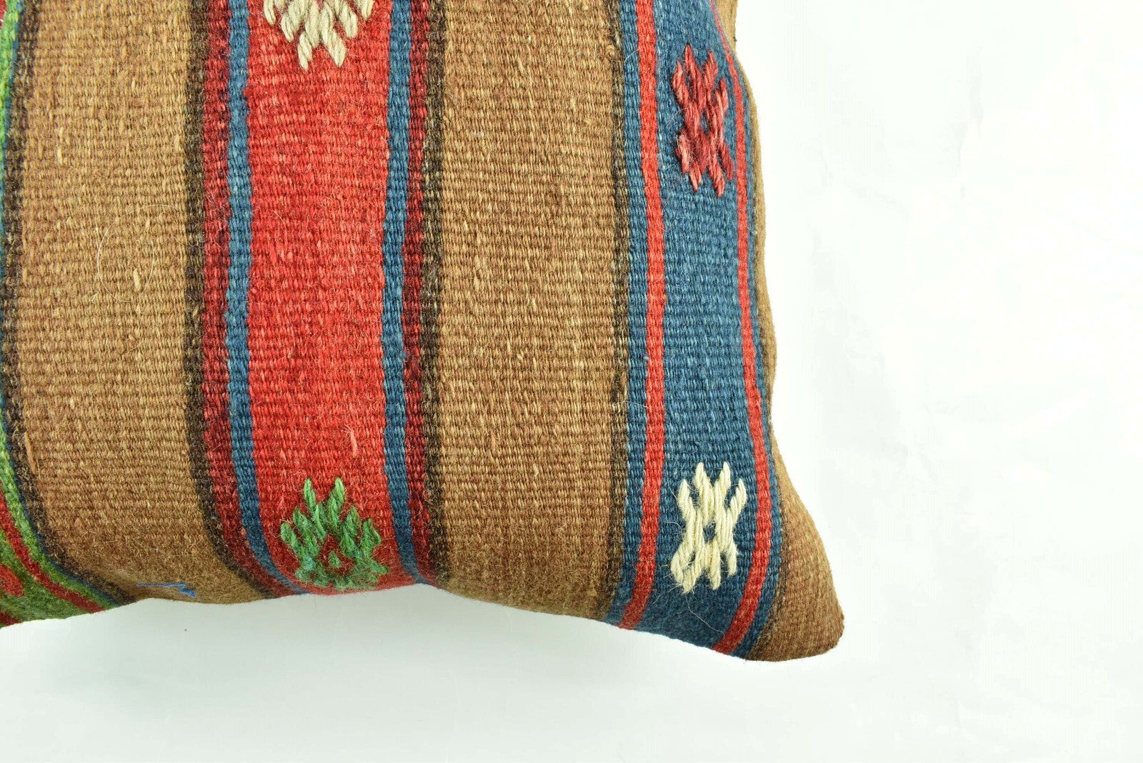 18"x18" Kilim Pillow Cover  Handmade Turkish Vintage Cushion Tribal Lumbar 2991