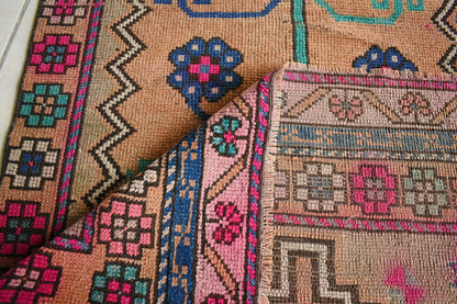 Long Turkish Runner 5.6x2.4 ft Vintage Runner Hallway Runner Handwoven Rug R33