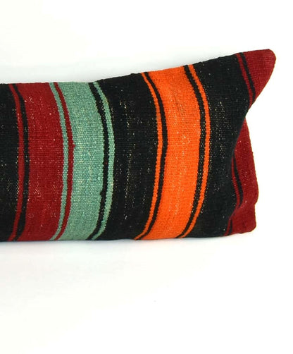 Kilim Pillow Cover 12x48 Vintage Handwoven Long Lumbar Pillow Cover  A2174