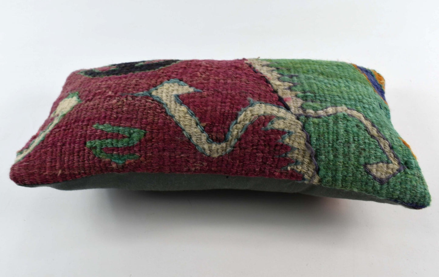 Turkish Cushion Cover 8"x16" Handmade Vintage Boho Ethnic Throw Pillow Case 4450