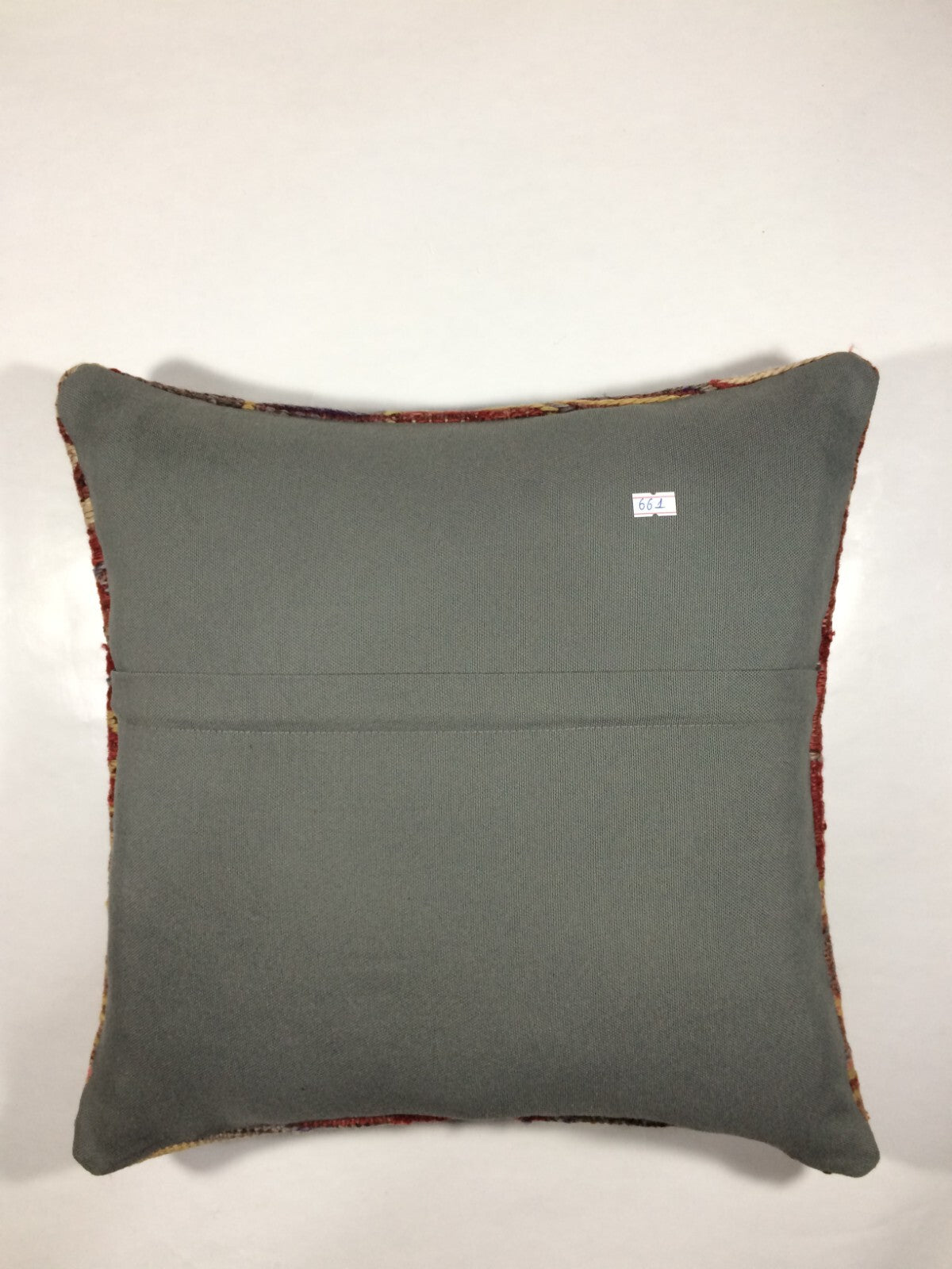 18"x18" Kilim Pillow Cover  Handmade Turkish Vintage Cushion Tribal Lumbar 661