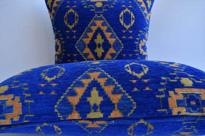 2 pcs/set Kilim Design Fabric Pillow Cover Handmade Ethnic Tribal Boho Lumbar
