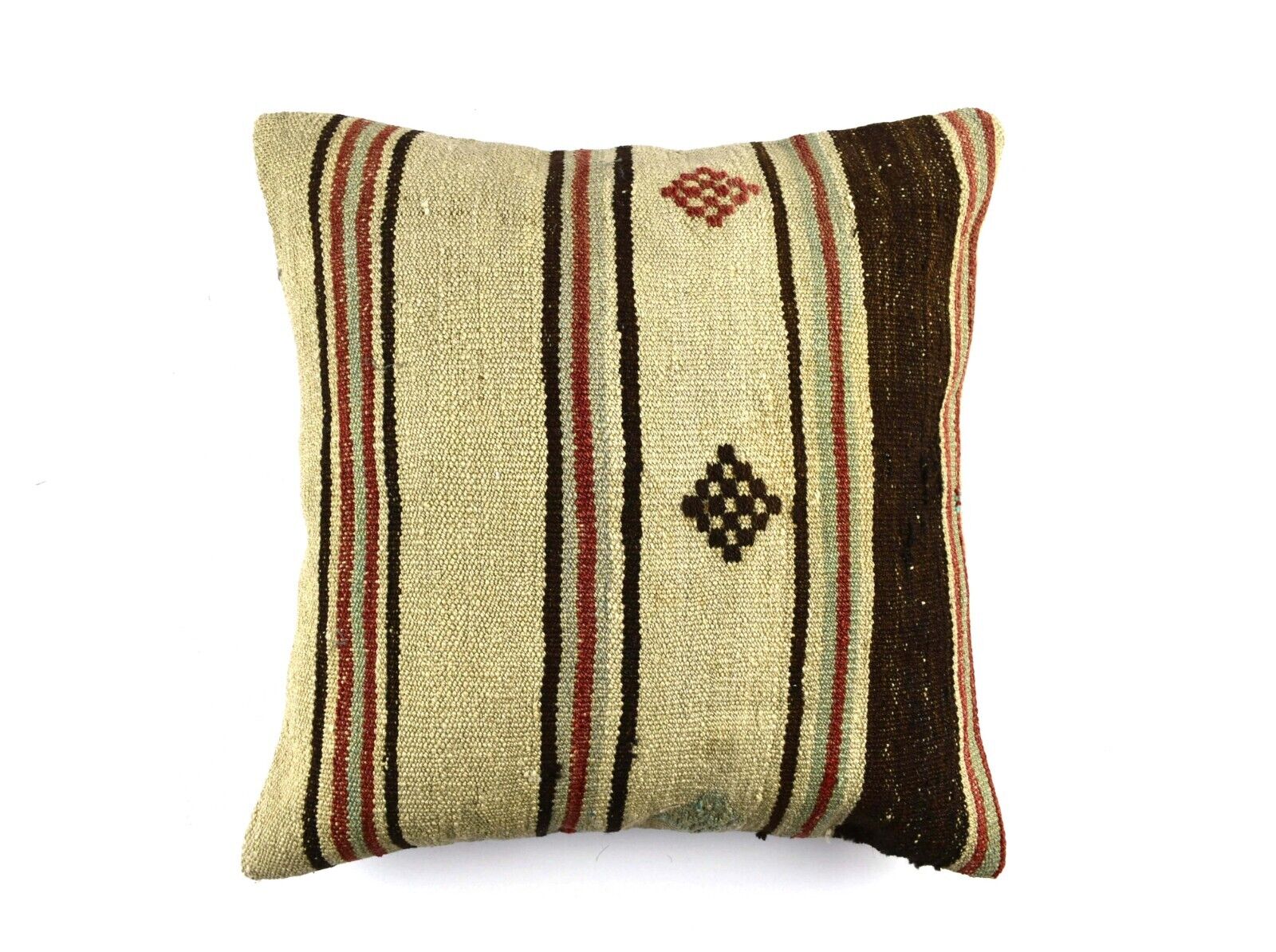 20x20 Kilim Pillow Cover Handmade Vintage Oushak Kilim Cushion Cover 4675