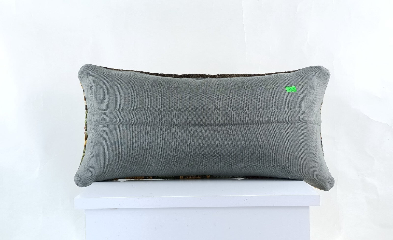 10x20 Kilim Lumbar Pillow Cover Vintage Ethnic Oushak Kilim Pillow Cover E1123