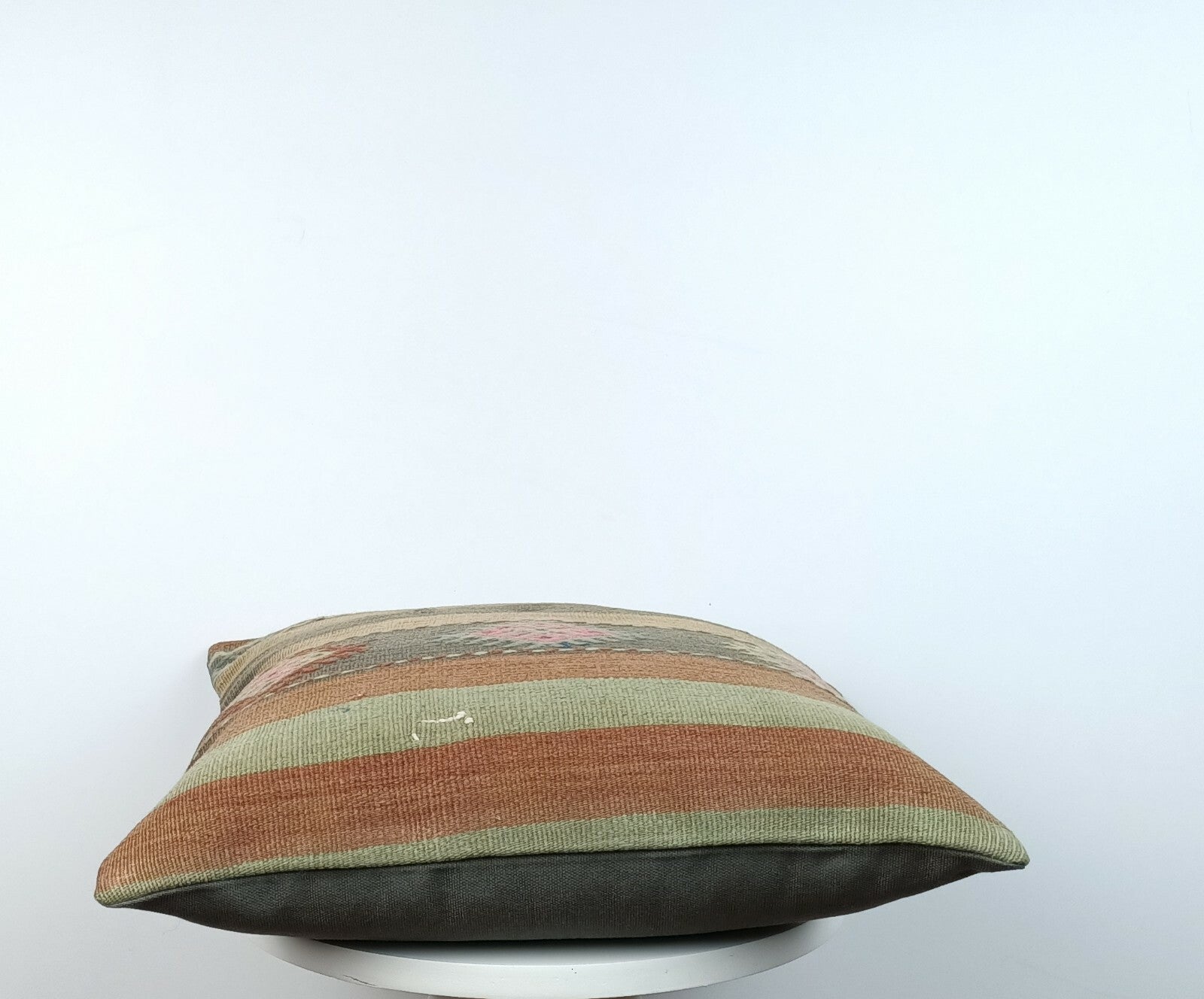 Traditional Kilim Cushion Cover 16x16 Handmade Turkish Tribal Pillow Cover E175