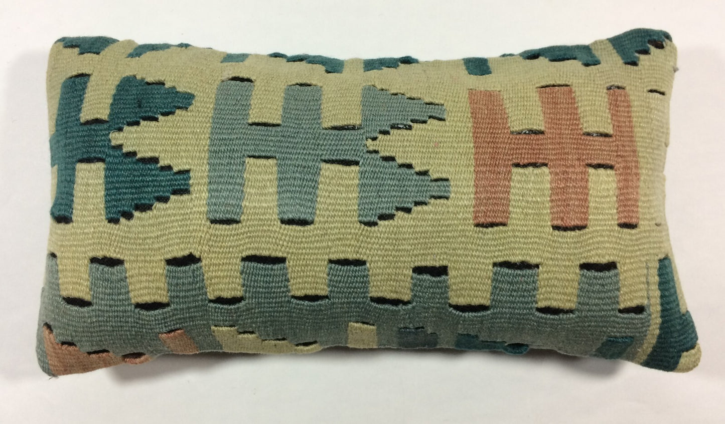 Turkish Cushion Cover 8"x16" Handmade Vintage Boho Ethnic Throw Pillow Case A81