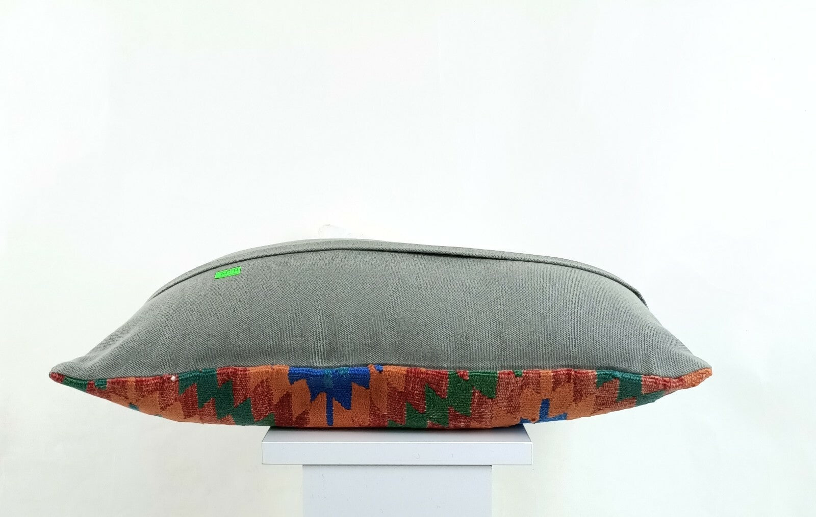 Kilim Pillow Cover 12x20 Turkish Handmade Sofa Couch Floor Lumbar Cushion A1259