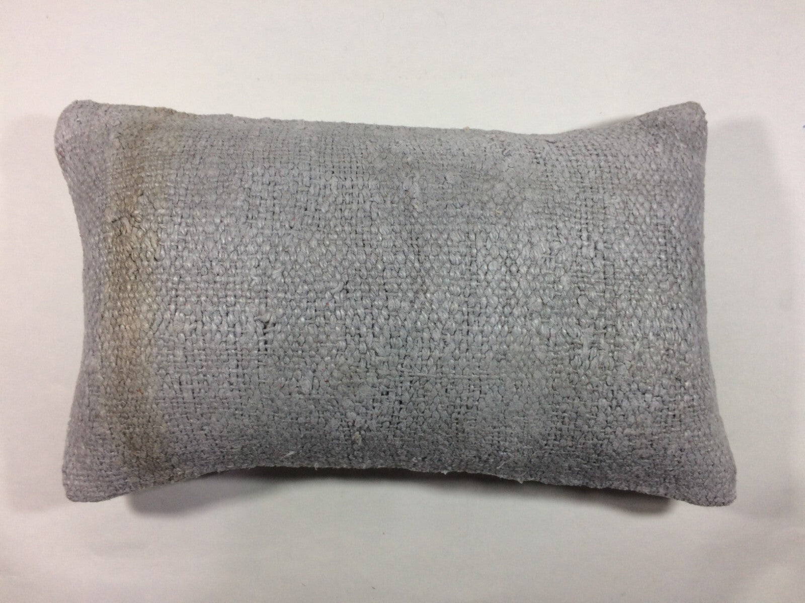 Kilim Pillow Cover 12x20 Handmade Turkish Rug Boho Ethnic Lumbar Cushion 1485