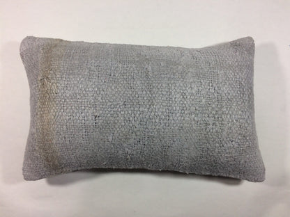 Kilim Pillow Cover 12x20 Handmade Turkish Rug Boho Ethnic Lumbar Cushion 1485