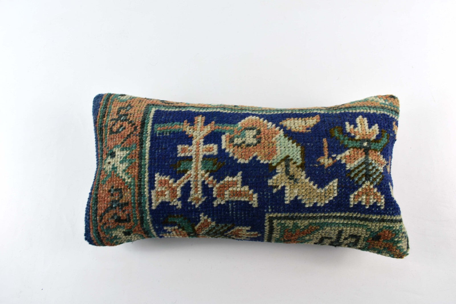 Turkish Cushion Cover 8"x16" Handmade Vintage Boho Ethnic Throw Pillow Case 4439