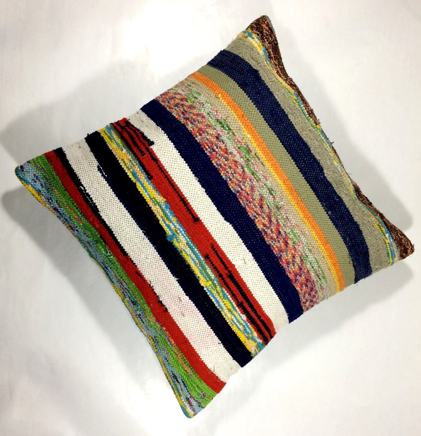 20x20 Kilim Pillow Cover Handmade Vintage Oushak Kilim Cushion Cover 256