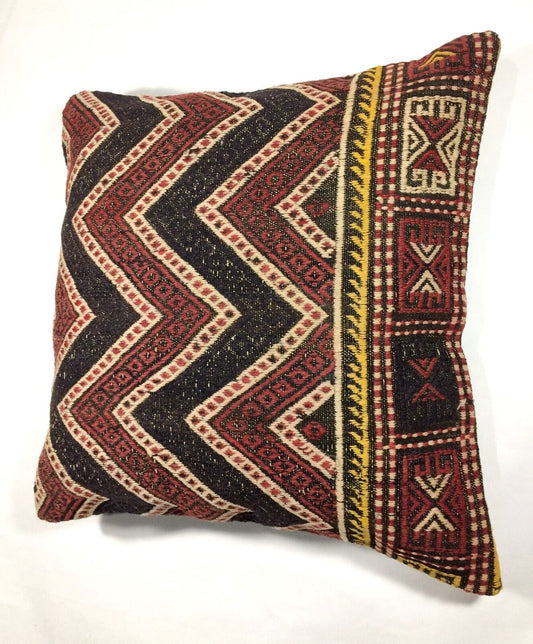 20x20 Kilim Pillow Cover Handmade Vintage Oushak Kilim Cushion Cover 241