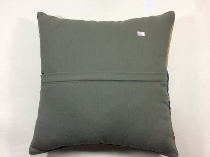 18"x18" Kilim Pillow Cover  Handmade Turkish Vintage Cushion Tribal Lumbar A37