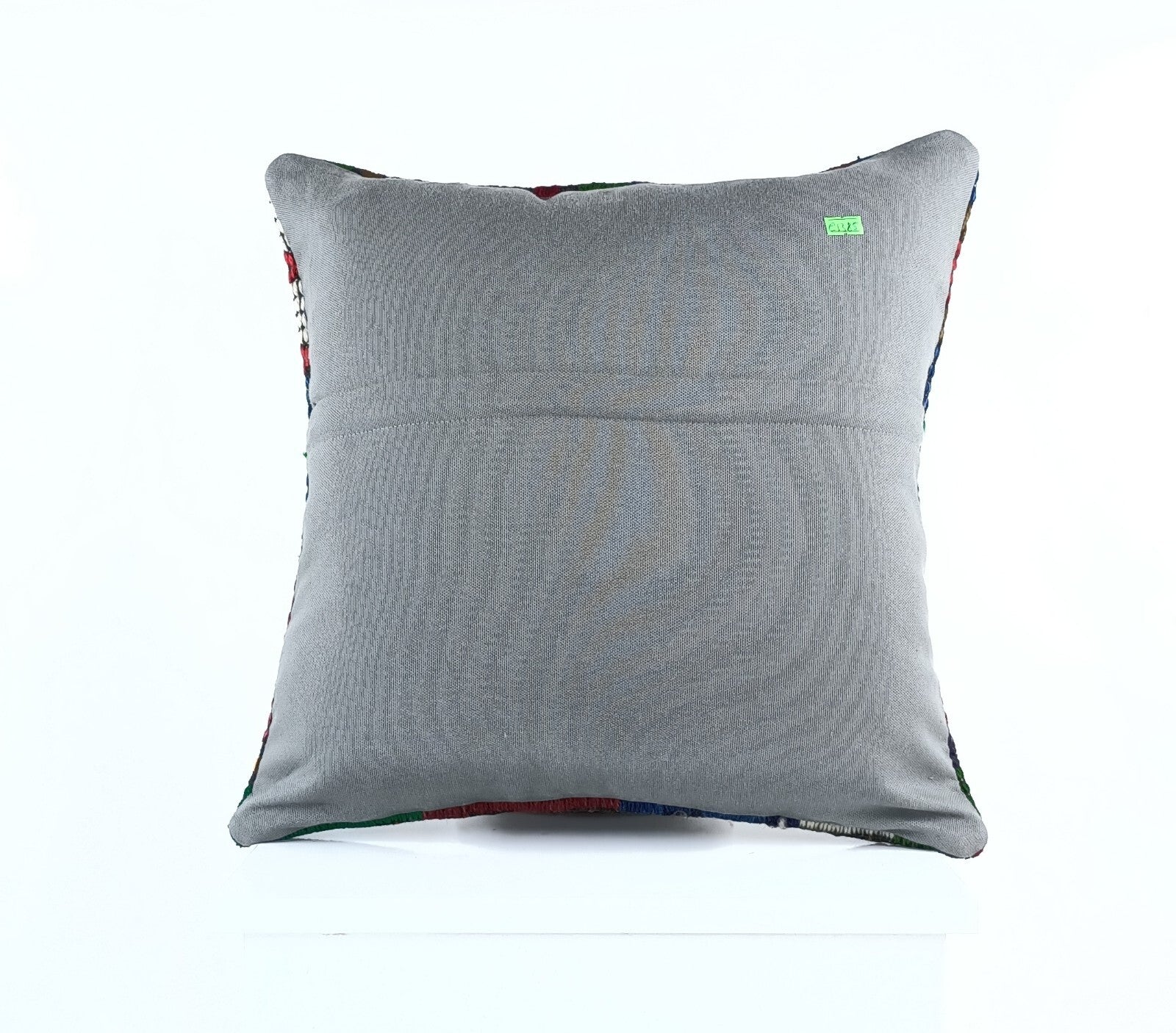 18"x18" Kilim Pillow Cover  Handmade Turkish Vintage Cushion Tribal Lumbar E1385