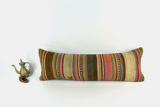 12x36 Kilim Pillow Cover Home Decorative Handmade Vintage Long Lumbar A2072