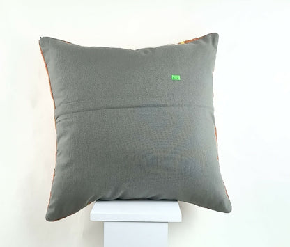 Kilim Pillow Cover 20x20 Home Decorative Handmade Ethnic Oushak Rug Pillow A1238