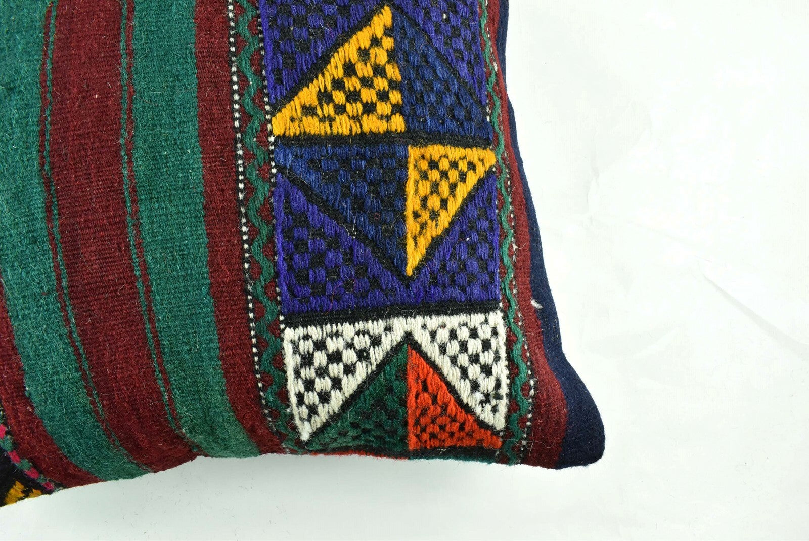 Kilim Pillow Cover 20x20 Home Decorative Handmade Ethnic Oushak Rug Pillow A1883