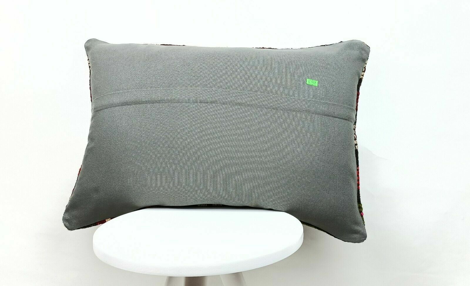 Kilim Lumbar Pillow Handknotted Oushak Rug Oriental Bohemian Ethinc Cushion E509