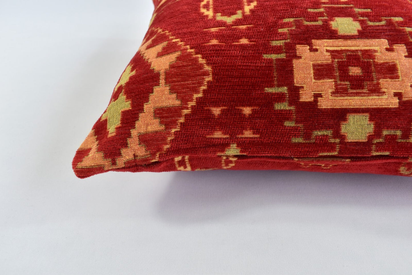 2 pcs/set Kilim Design Red Pillow Cover Throw Cushion Sofa Couch Tribal Lumbar