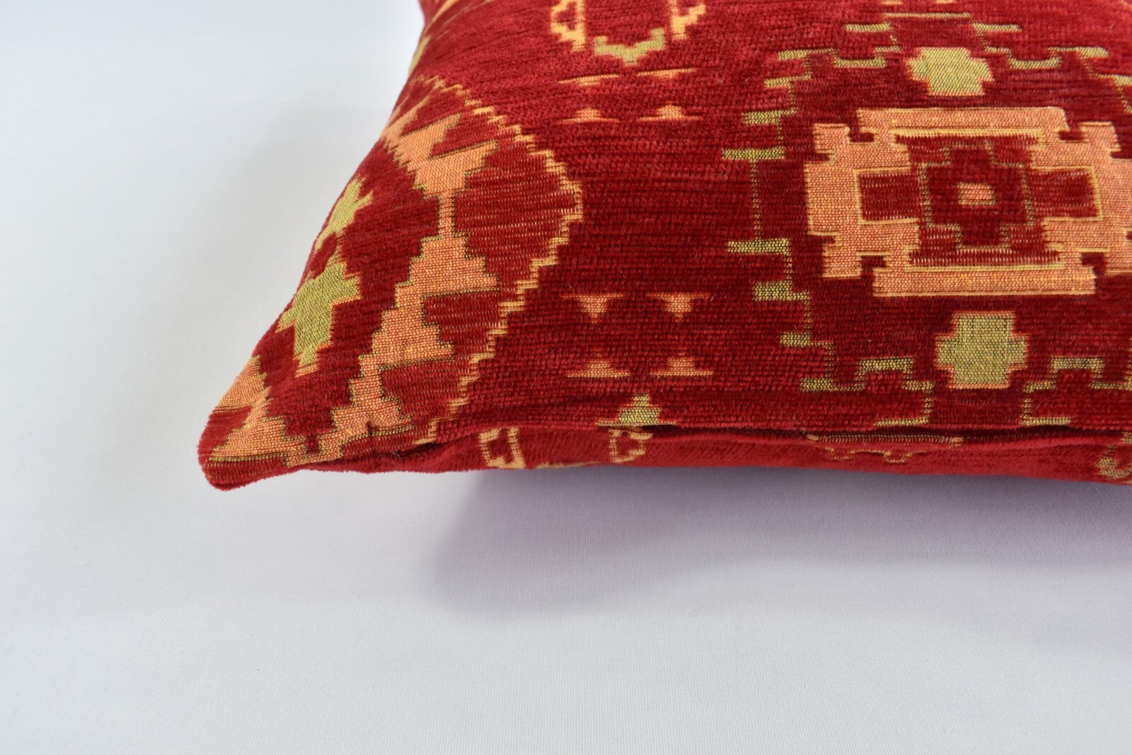2 pcs/set Kilim Design Red Pillow Cover Throw Cushion Sofa Couch Tribal Lumbar