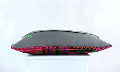 Handmade Turkish Kilim Pillow Cover 12x24 Ethnic Boho Sofa Lumbar Cushion E999