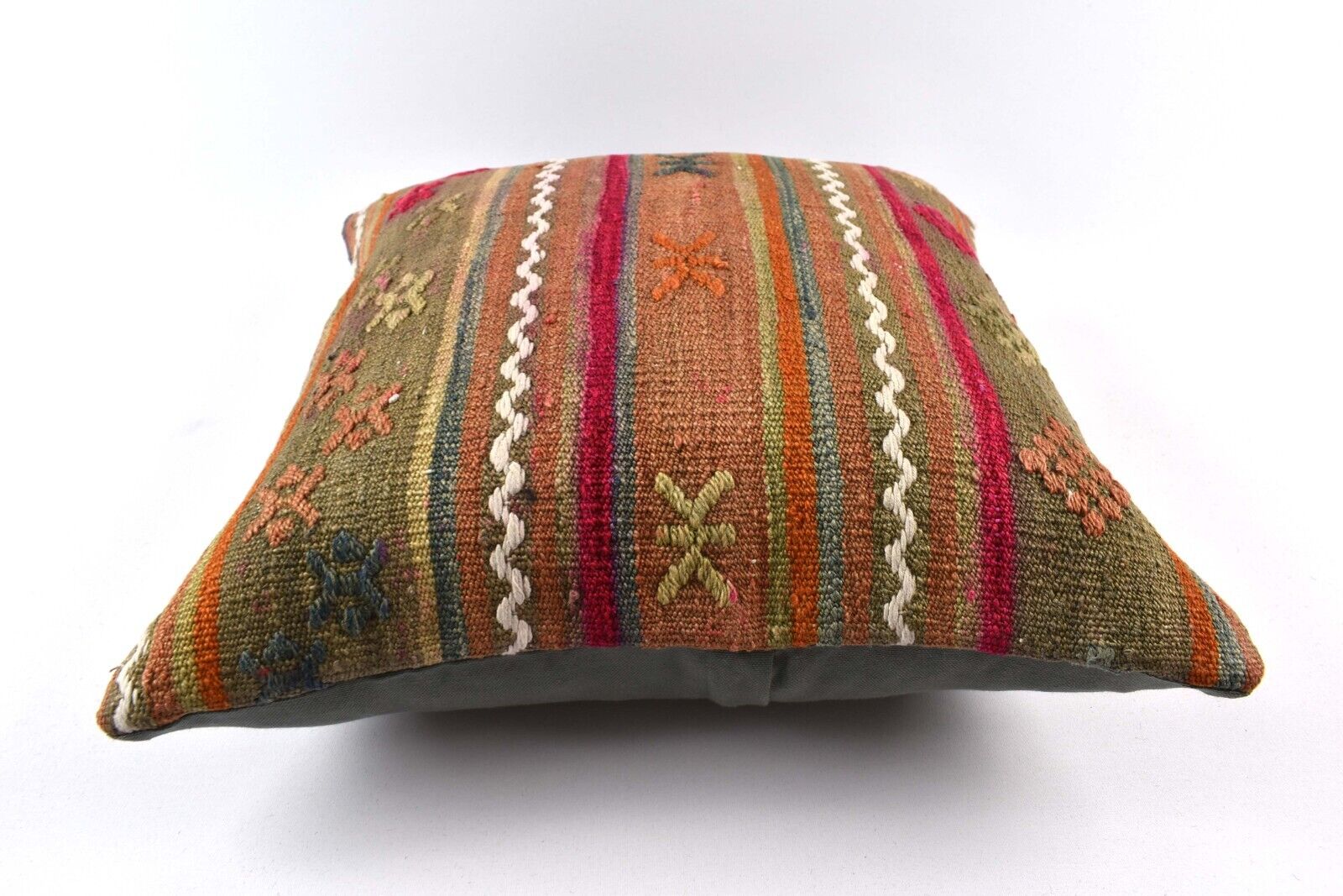 20x20 Kilim Pillow Cover Handmade Vintage Oushak Kilim Cushion Cover 4711