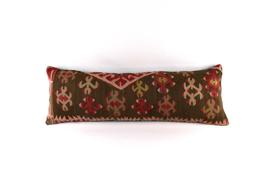 12x36 Ethnic Rug Pillow Decorative Vintage Faded Carpet Boho Cushion Cover 4128