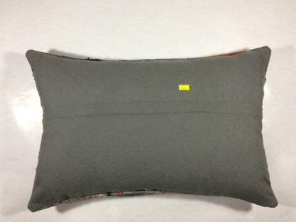 Kilim Pillow Cover 16x24 Tribal Vintage Turkish Carpet Lumbar Pillow Cover 318