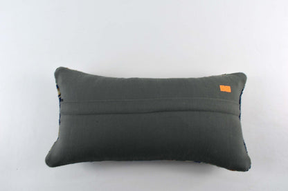 Turkish Cushion Cover 8"x16" Handmade Vintage Boho Ethnic Throw Pillow Case 4439