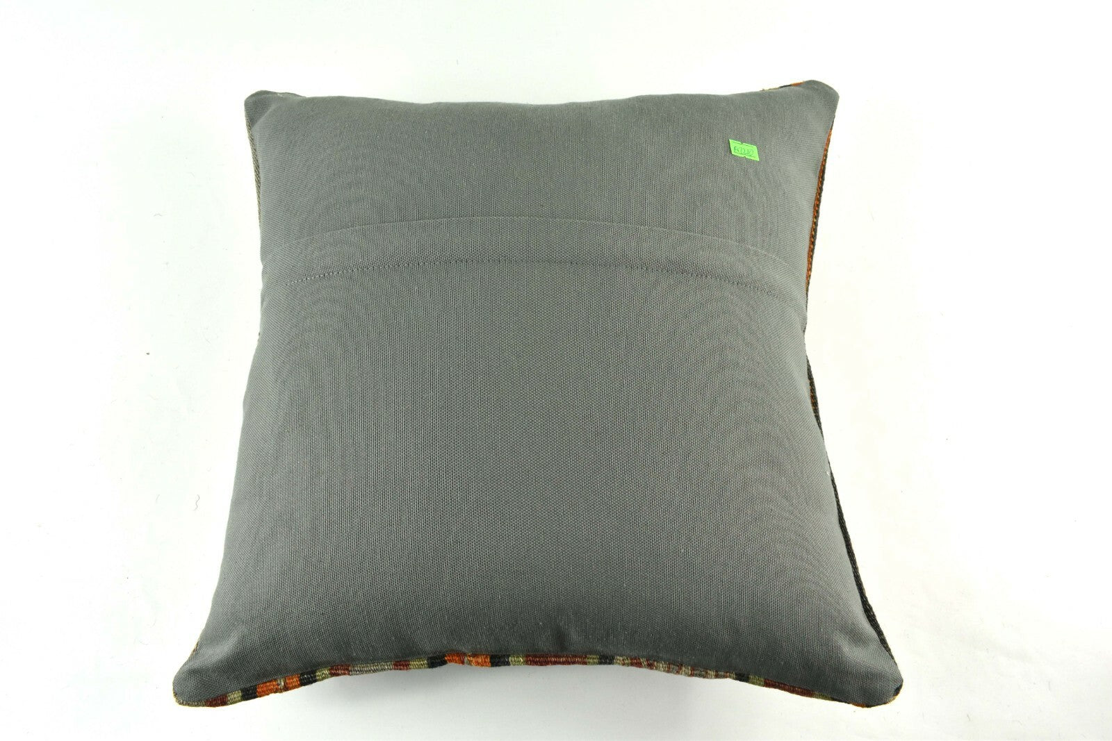 Kilim Pillow Cover 18x18 Handmade Turkish Ethnic Vintage Cushion A2210