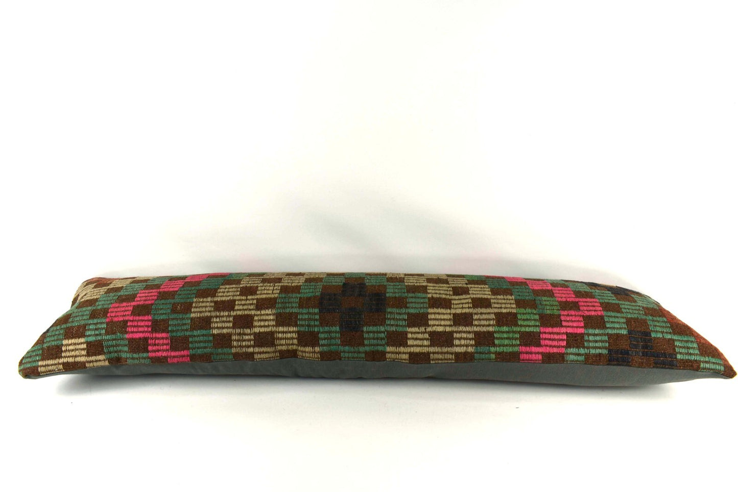 12x48 Vintage Rug Pillow Cover Handwoven Kilim Lumbar Pillow Cover 4336
