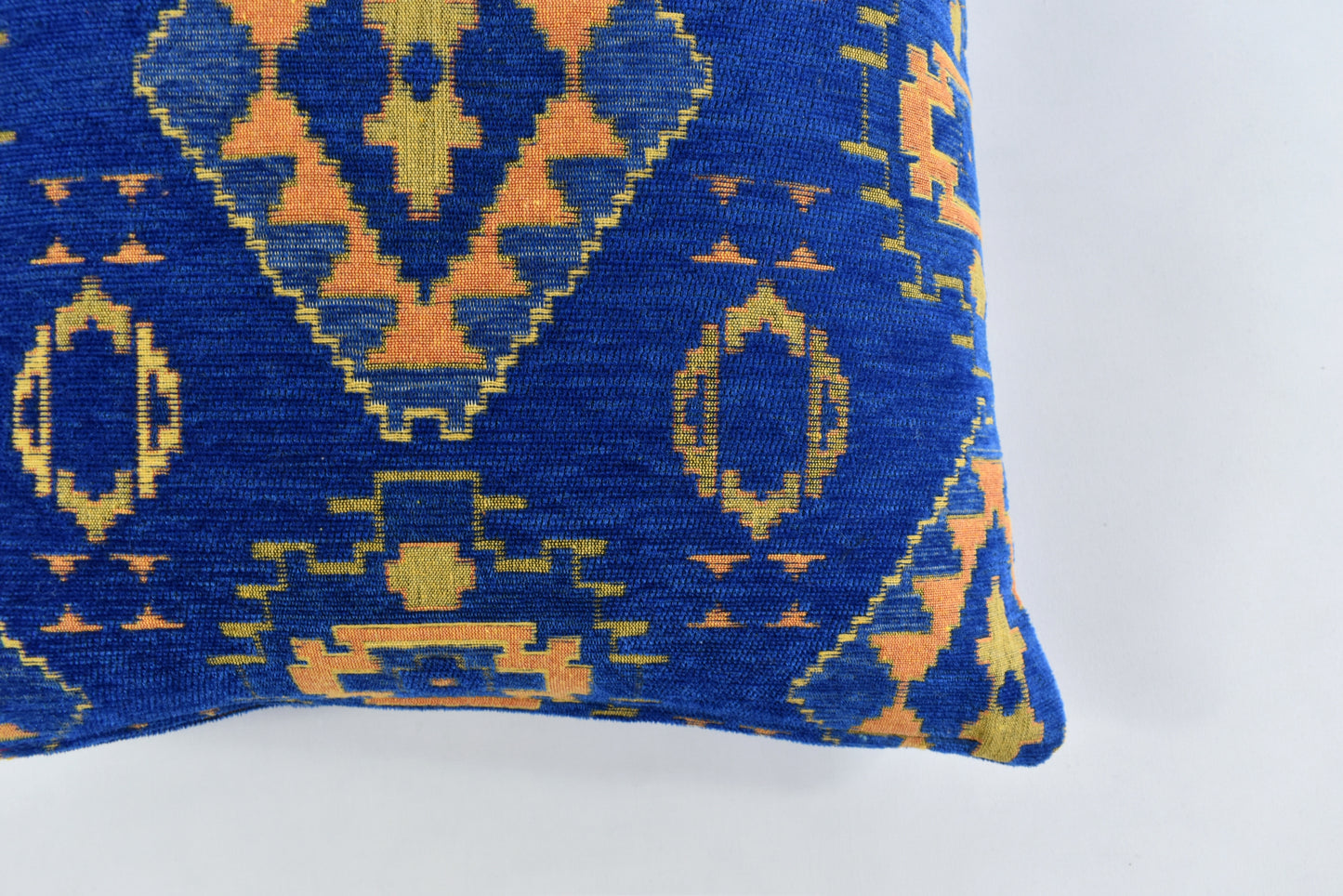 Kilim Pattern Pillow Cover - Ethnic Boho Lumbar & Decorative Fabric Pillow