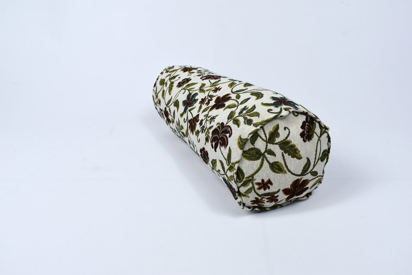 Custom Floral Bolster Cover - Sofa Neckroll & Indoor Throw Pillow, Decorative Bolster in Any Size