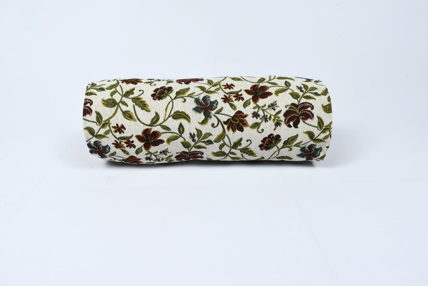 Custom Floral Bolster Cover - Sofa Neckroll & Indoor Throw Pillow, Decorative Bolster in Any Size