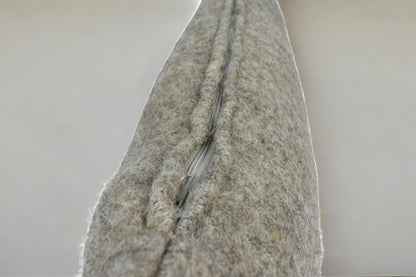 Custom Wool Throw Pillow - Pure Merino Wool Cushion, Warm Brown Pillow & Wool Pillow Insert