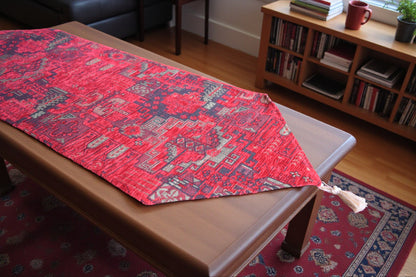 Vintage Kilim Designed Table Runner - Woven Fabric for Home, Kitchen, Dining, Wedding, and Party Décor