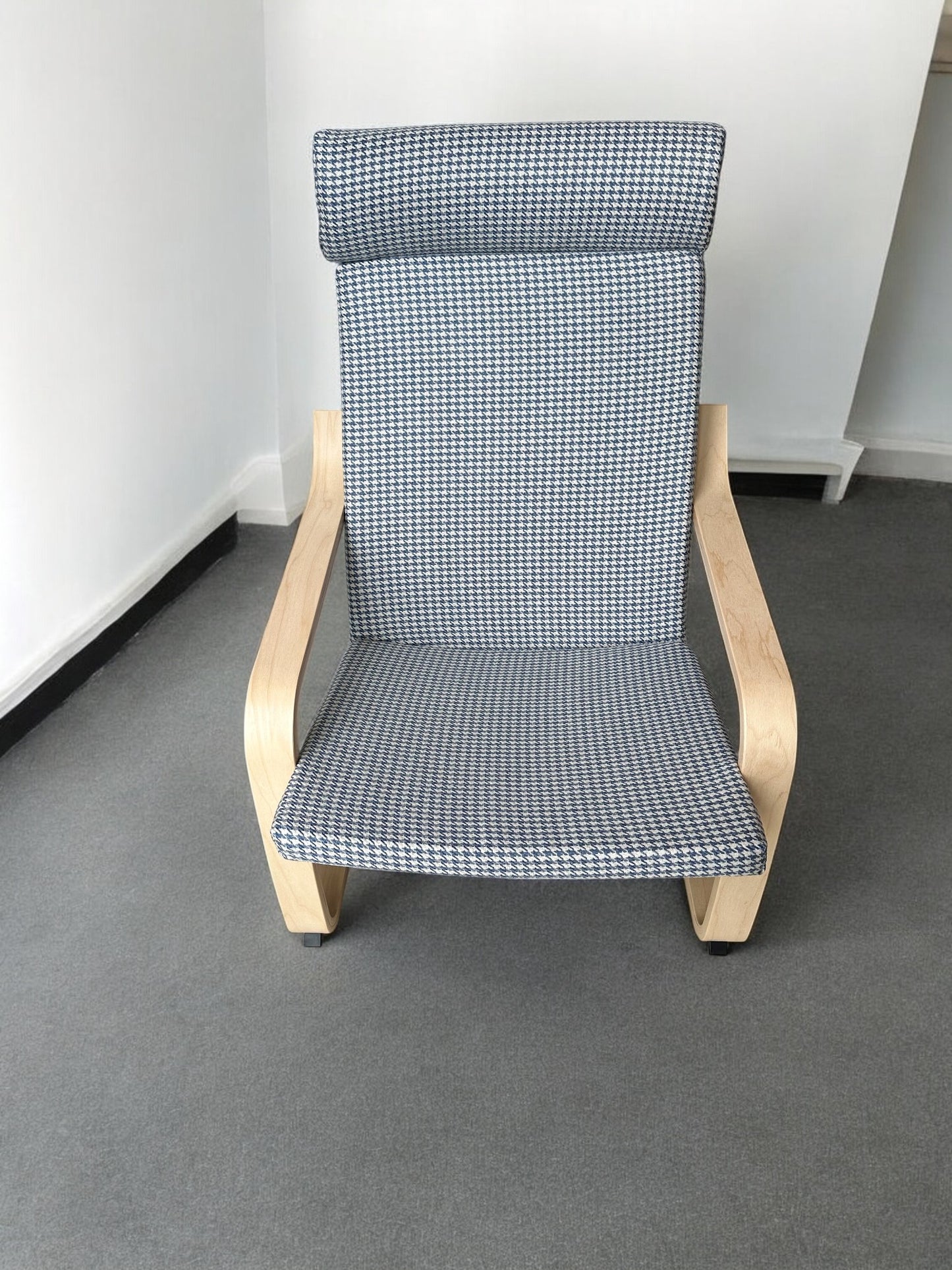 Custom Made Poang Armchair Cover - Ikea Poäng Chair Cushion Slipcover, Upholstery Fabric Seat Pads (ONLY COVER)