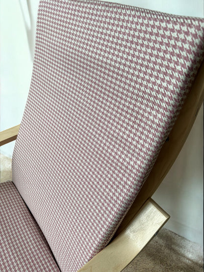 Custom Made Poang Armchair Cover - Ikea Poäng Chair Cushion Slipcover, Upholstery Fabric Seat Pads (ONLY COVER)