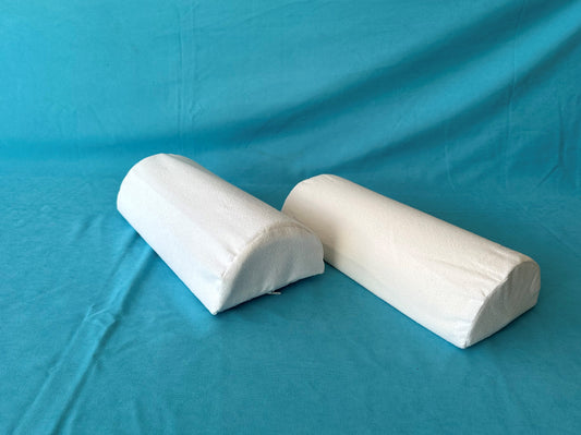 Custom Waterproof Half Moon Pillow Cover - Semi-Round Leg & Knee Support Bolster Case