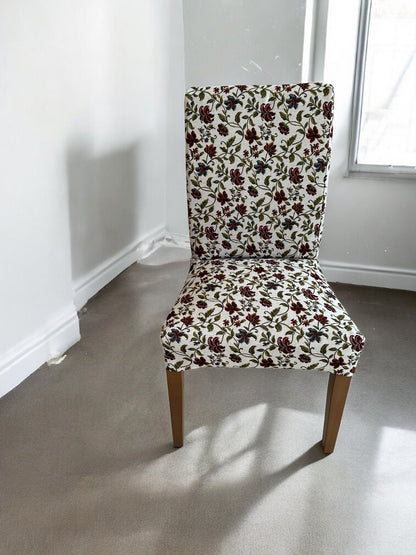 Floral Bergmund & Henriksdal Chair Covers - Custom Replacement Slipcovers for Dining Chairs