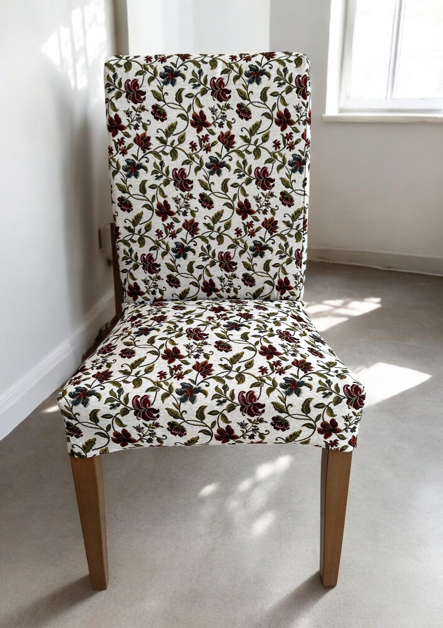 Floral Bergmund & Henriksdal Chair Covers - Custom Replacement Slipcovers for Dining Chairs