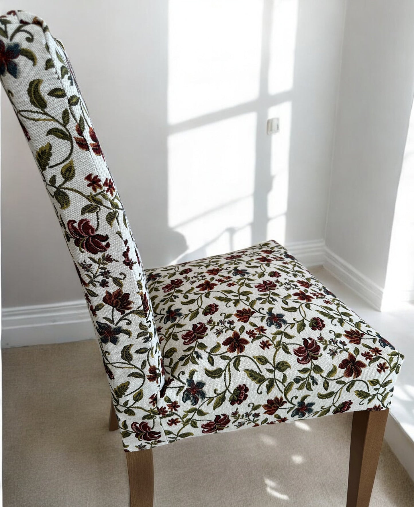 Floral Bergmund & Henriksdal Chair Covers - Custom Replacement Slipcovers for Dining Chairs