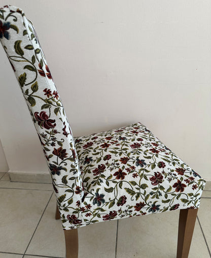 Floral Bergmund & Henriksdal Chair Covers - Custom Replacement Slipcovers for Dining Chairs