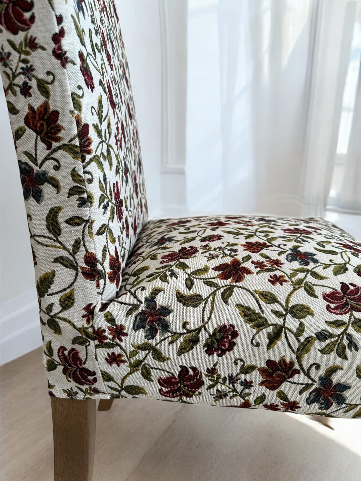 Floral Bergmund & Henriksdal Chair Covers - Custom Replacement Slipcovers for Dining Chairs