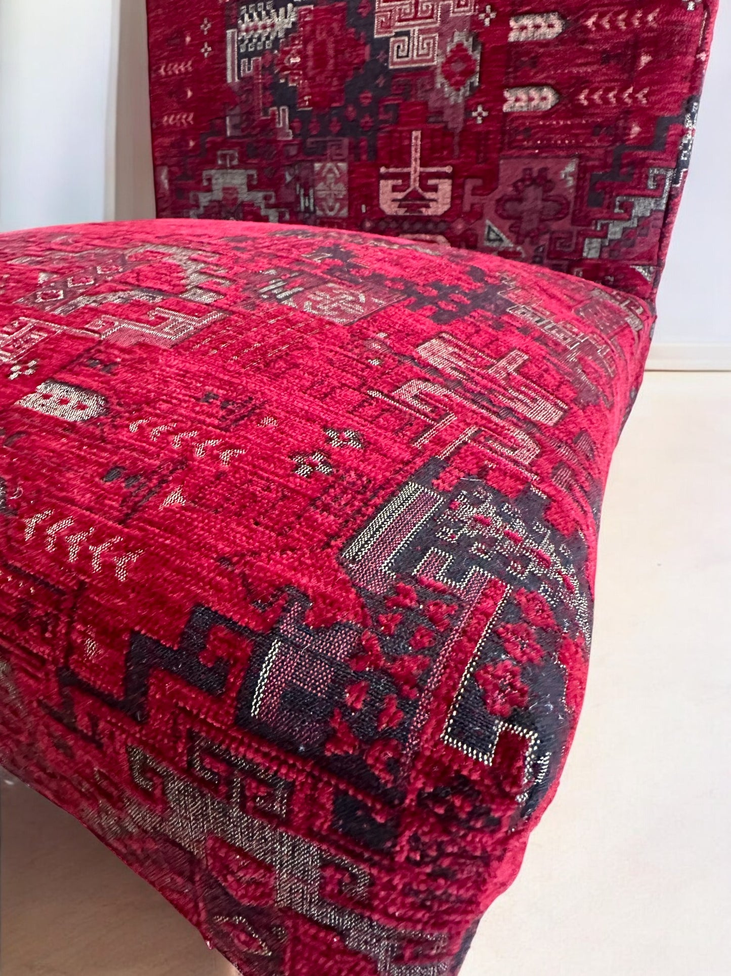 Kilim Patterned Henriksdal Chair Cover - Ethnic Design Replacement Cover for Regular Size Henriksdal Chairs