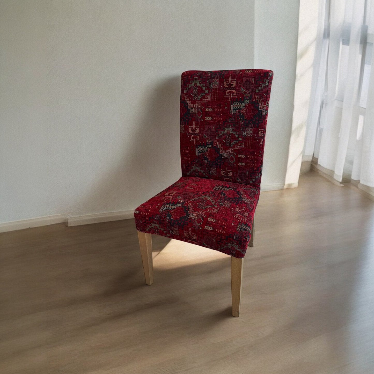 Kilim Patterned Henriksdal Chair Cover - Ethnic Design Replacement Cover for Regular Size Henriksdal Chairs