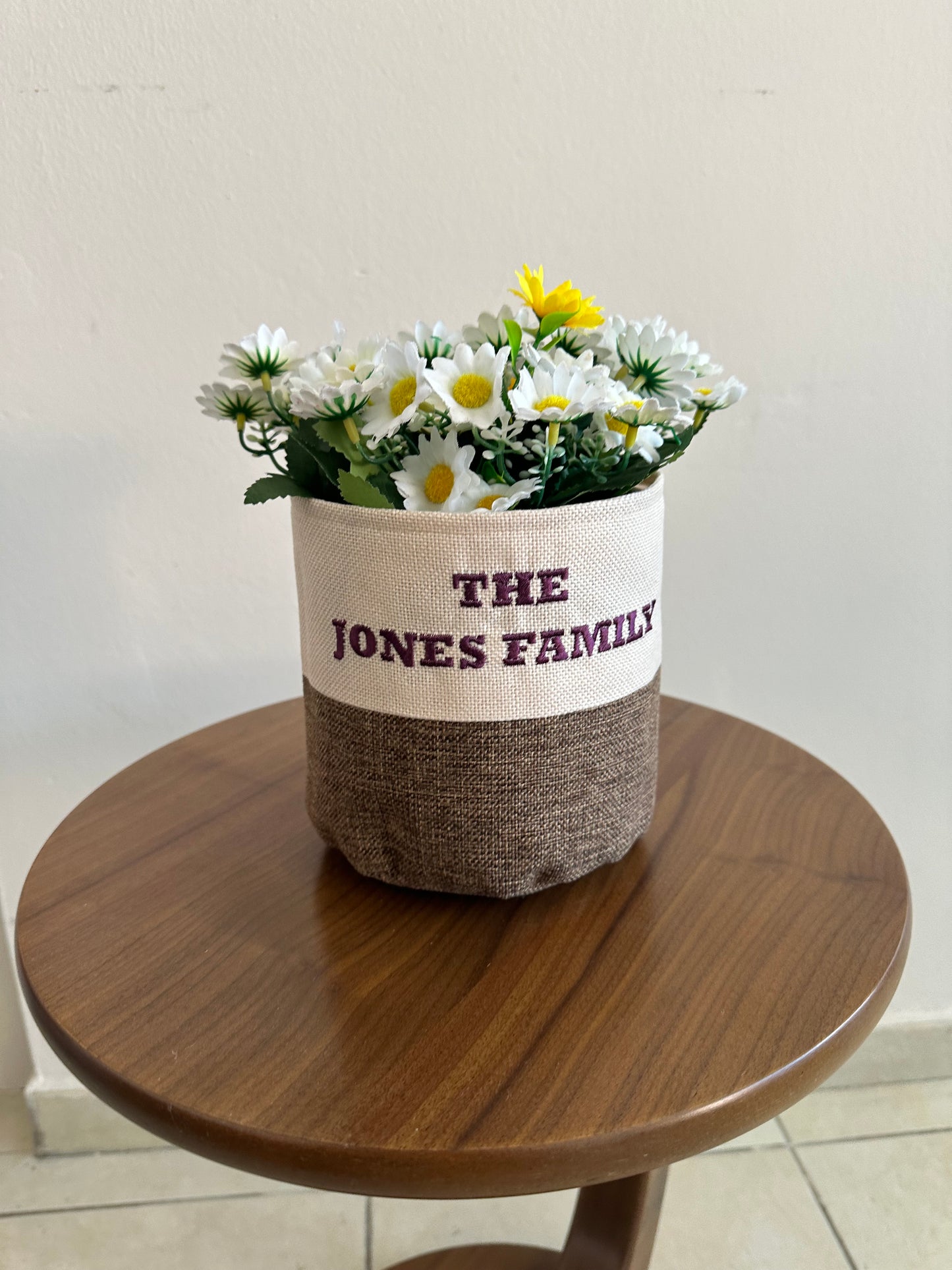 Personalized Fabric Plant Pot Covers - Custom Flower Pot Cases, Plant Holders, and Decorative Pots Covers