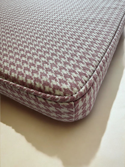 Custom Made Bench Cushion Cover - Any Width & Length, Indoor Cushion Case with Zipper, Sofa & Window Seat Replacement (Only Cover)