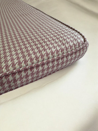 Custom Made Bench Cushion Cover - Any Width & Length, Indoor Cushion Case with Zipper, Sofa & Window Seat Replacement (Only Cover)